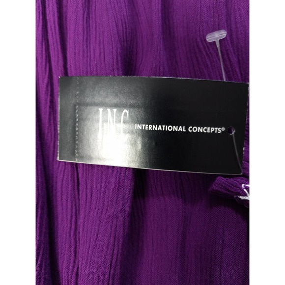 INC Womens Off-the-Shoulder Peasant Top Size M - Picture 3 of 3